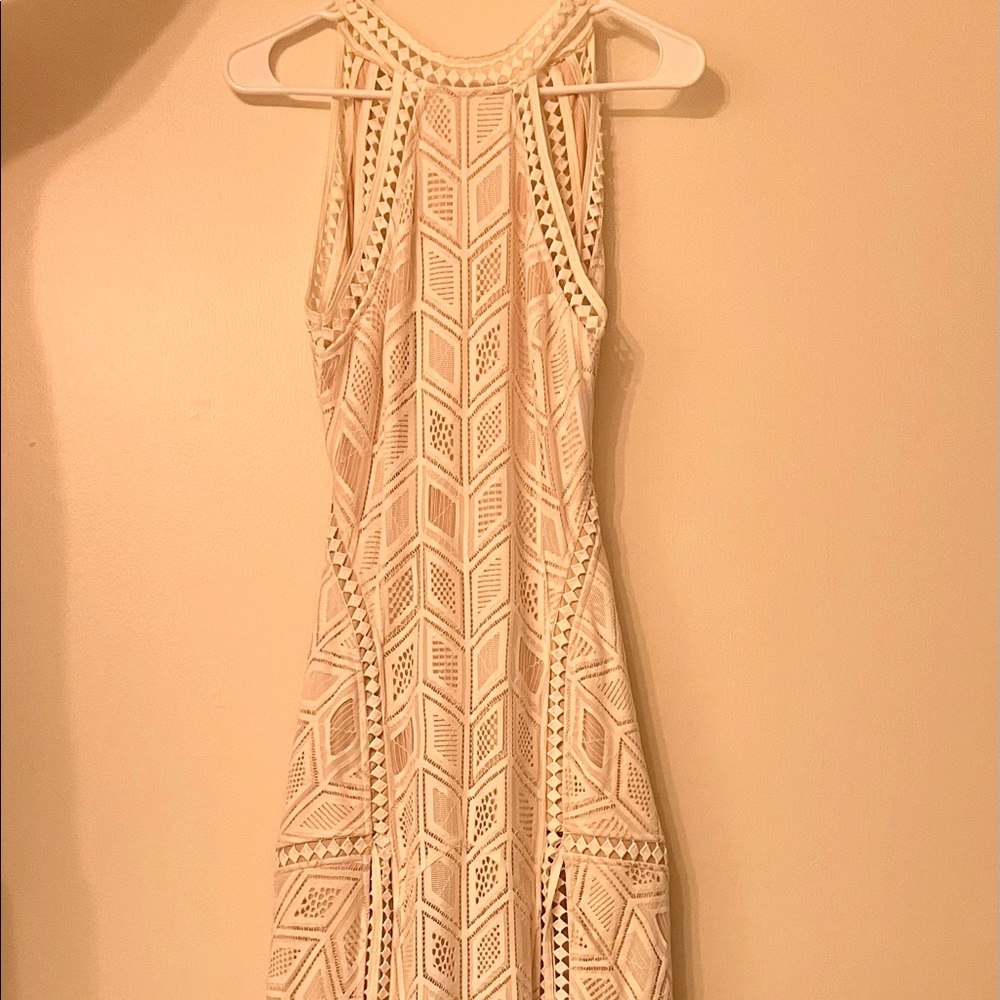 Dress in very good condition, worn only 2 times, clean, cream white, size S